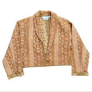 VTG PASSPORTS of Pier 1 Imports Cropped Jacket #670